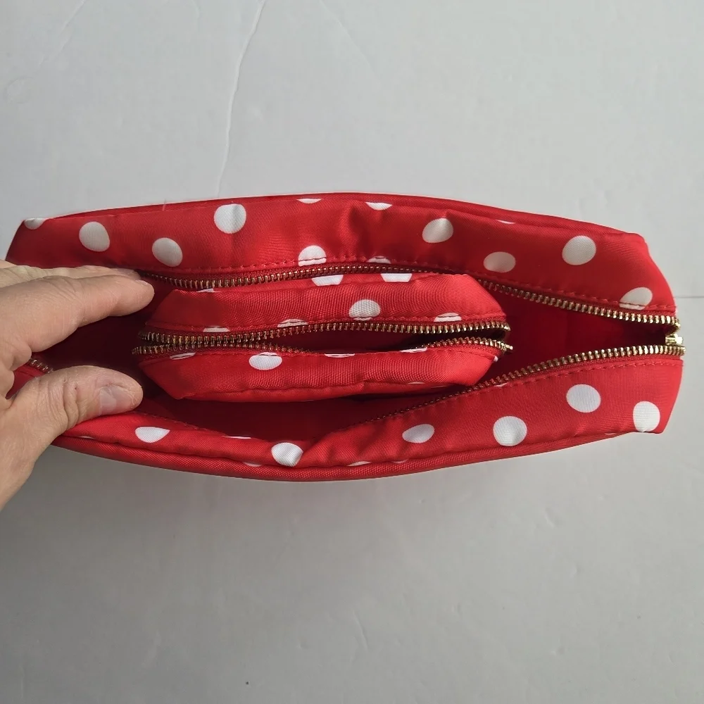 Red Polka Dot Cosmetic Bags